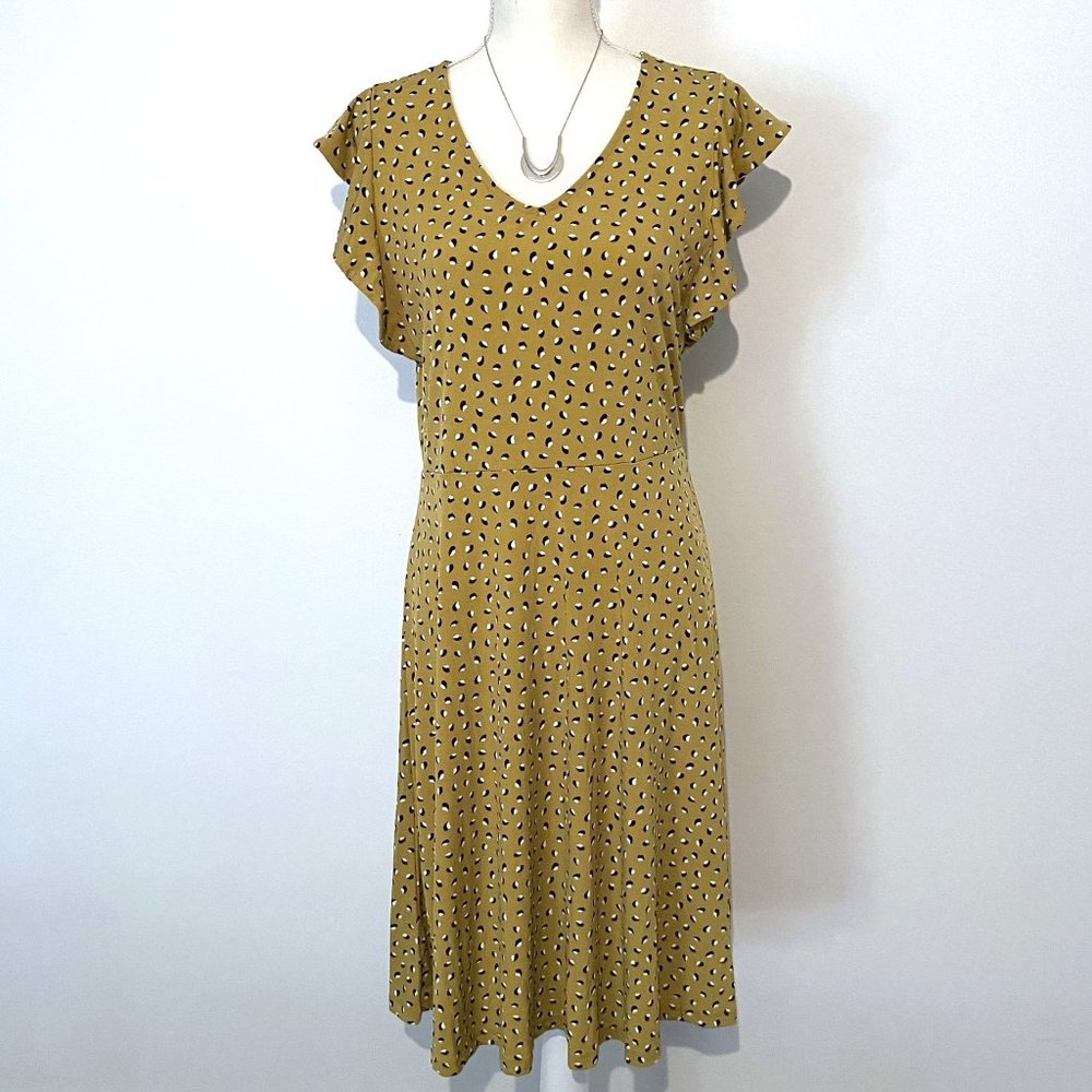 ANN TAYLOR Fit and Flare Dress Size M